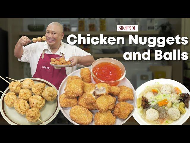 Chicken Nuggets and Balls made from scratch! | Chef Tatung