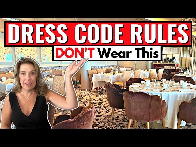 13 Dress Code Mistakes You'll REGRET Making on a Cruise