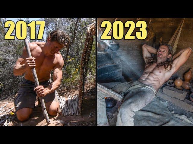 Six Years of Primitive Hut Living (last video of the year)