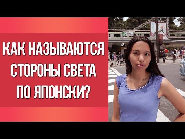 Как называются стороны света по японски? || Японский для начинающих || Дарья Мойнич