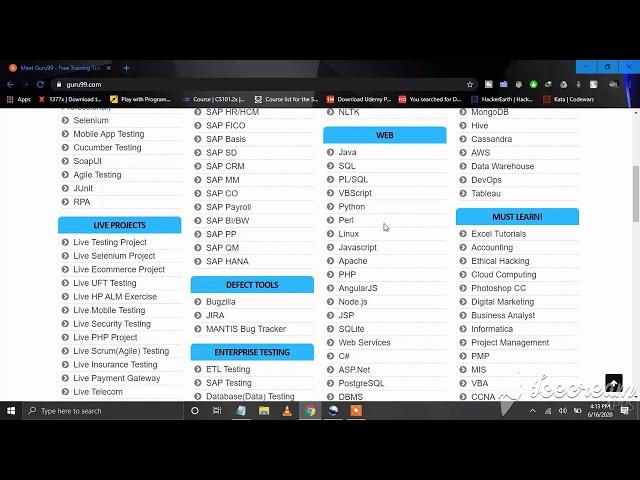 Best Website for Free Tutorials and Especially for Software Testing Tutorials | guru99