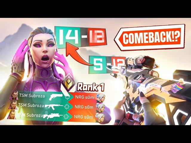 *IMPOSSIBLE* 2V5 COMEBACK AGAINST RANK 1 RADIANT !?!