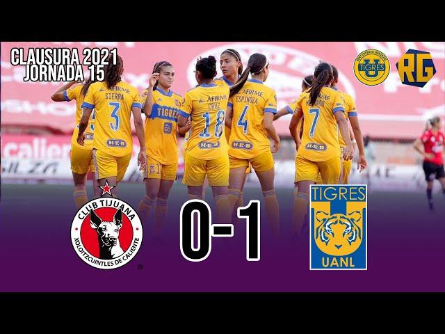 TIJUANA 0-1 TIGRES FEMENIL | J15 Clausura 2021 Liga Mx | GOL de BELEN CRUZ