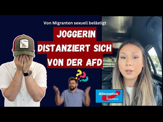 War ja klar I Belästigte junge Joggerin distanziert sich nun von der AfD I Hier der Clip