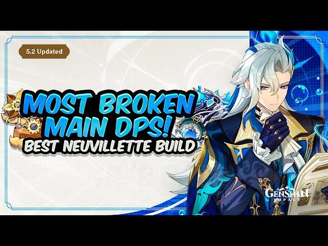 UPDATED NEUVILLETTE GUIDE! Best Neuvillette Build - Artifacts, Weapons & Teams | Genshin Impact