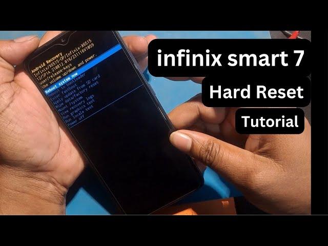 Infinix  Smart 7 Hard Reset Tutorial  ||  How to Remove Screen Lock From INFINIX Smart 7