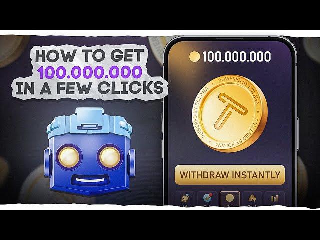 How to Claim 100,000,000 Coins in TapSwap and Transfer to TON Wallet!