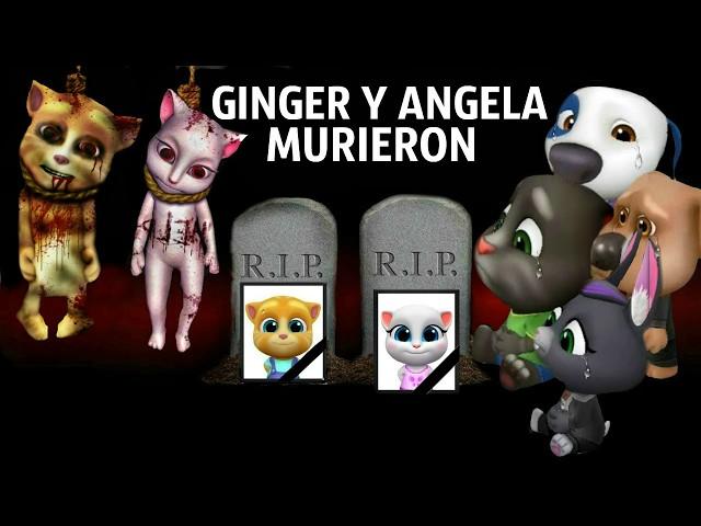 ANGELA Y GINGER MURIERON -  My Talking Tom Friends - AMONG US