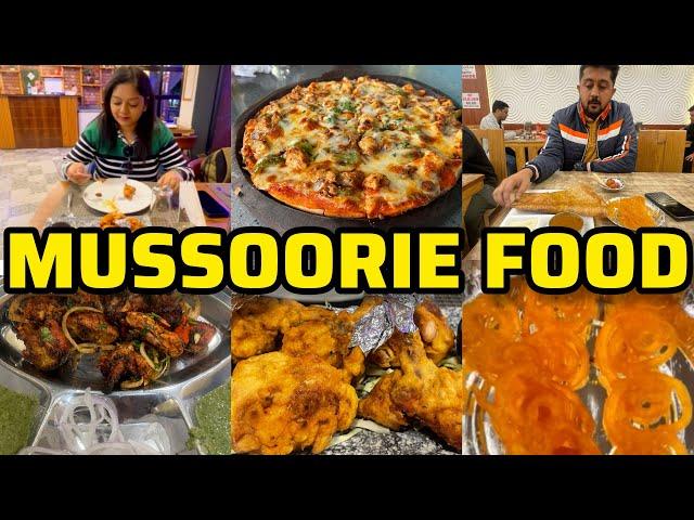 Mussoorie Food Vlog 2024 | Mansuri Mall Road Street Food Tour | Best Places To Eat Veg & Non-Veg