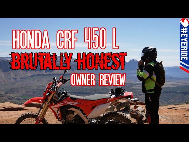 Honda CRF 450L Dual Sport BRUTALLY HONEST Review