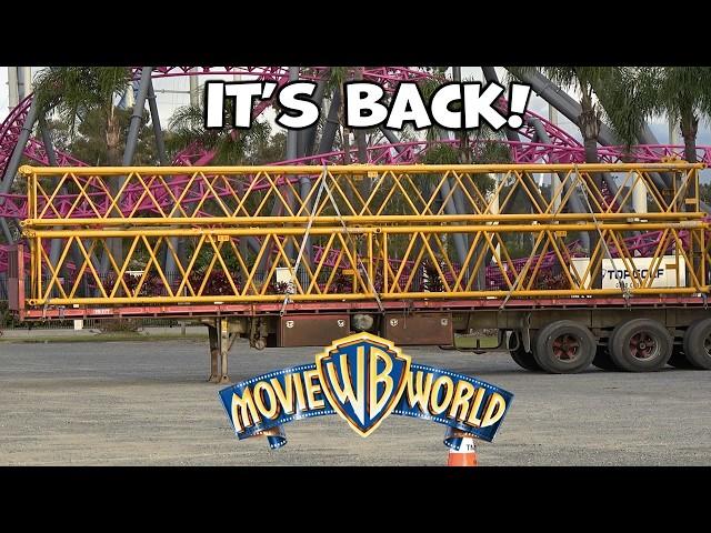 Joker Coaster Returns & New AWESOME Wizard of Oz Land Theming  | Movie World Update