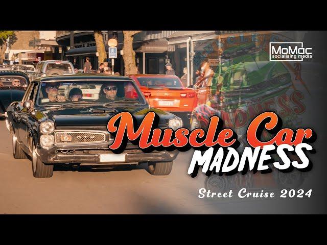 Muscle Car Madness Street Cruise 2024 (Rangiora, New Zealand)