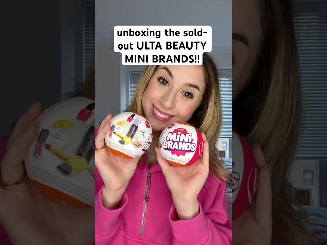 unboxing the sold-out ULTA BEAUTY MINI BRANDS!!  #shorts #minibrands #ultabeauty