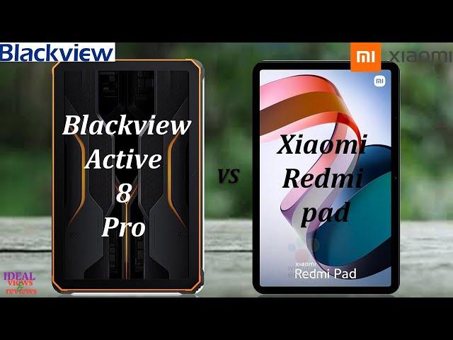 Blackview active 8 pro vs xiaomi redmi pad comparison