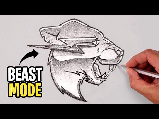 How To Draw Mr Beast Logo in Chrome | Sketch Tutorial