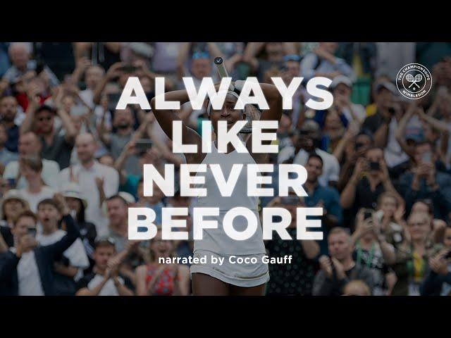 Welcome to Wimbledon 2023: Always Like Never Before - narrated by Coco Gauff