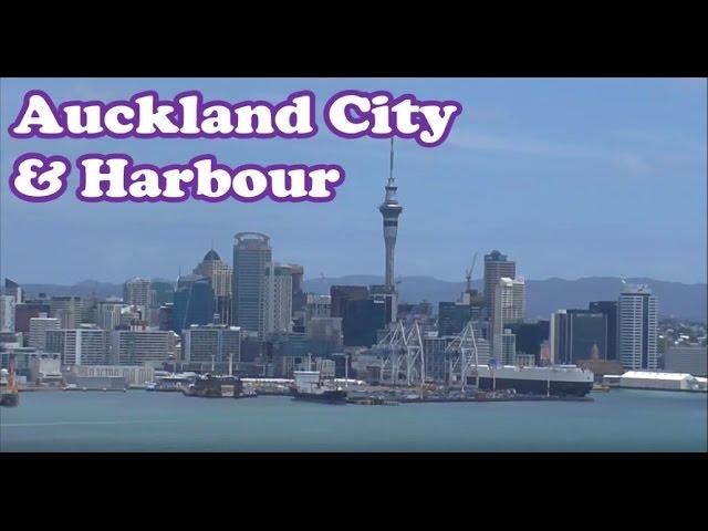 Auckland City and Harbour viewed from Mt Victoria - Devonport