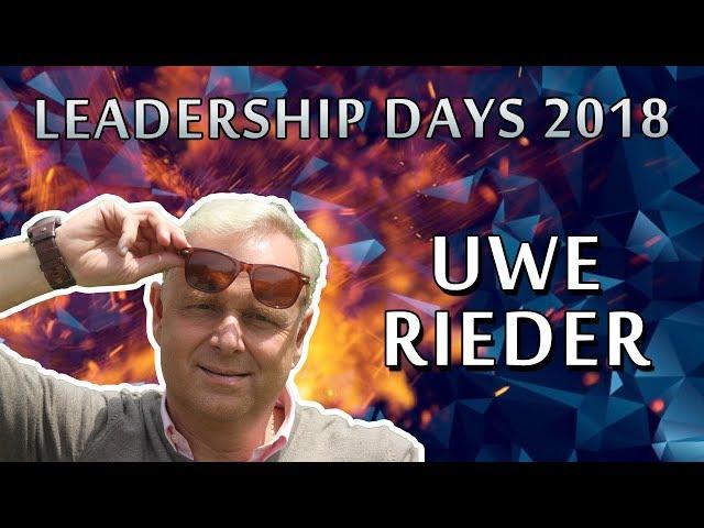 Leadership Days 2018 Vertrieb Verkauf Vertriebsstrategie Uwe Rieder