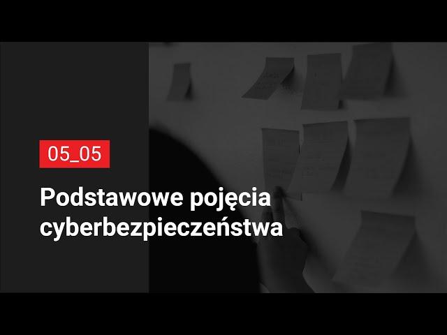 Podstawowe pojęcia Cyberbezpieczeństwa