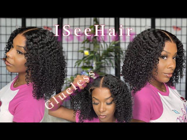 Be On The Go  : PRE EVERYTHING WIG : ISEE M-Cap Wear & Go Kinky Curly 9x6  HD Lace Glueless Wig