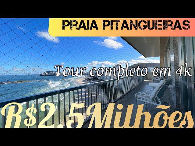 O MAIOR  apartamento de luxo do GUARUJÁ tem 0.5 KM DE área útil! | FRENTE PRAIA PITANGUEIRAS