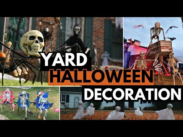 200+ Everlasting Halloween Yard Decoration Ideas | Decorating Outside for Halloween