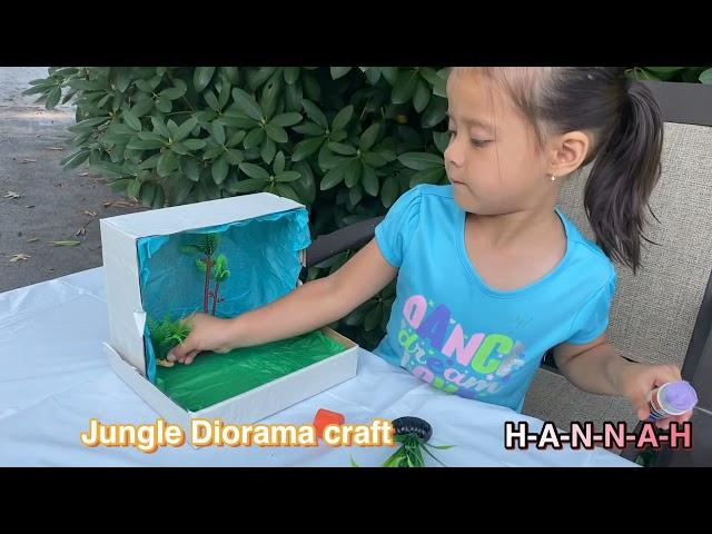 JUNGLE #funactivitiesandcrafts #homeschool #kids #educationalvideos #junglediorama #jungleanimals