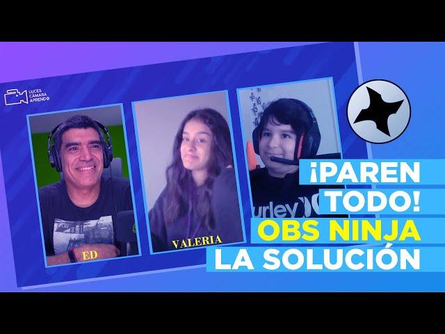 ¡OBS NINJA! ► Para conferencias y entrevistas EN VIVO