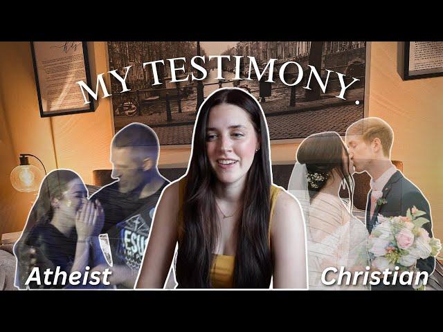 My LIFE-CHANGING Testimony | my journey from atheism to christianity