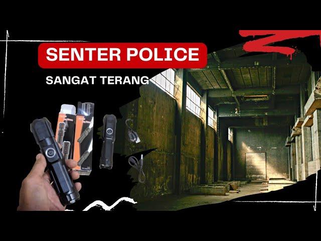 Unboxing Senter Swat Led 36w || Police Chargeable Senter Cas 3000 Lumen