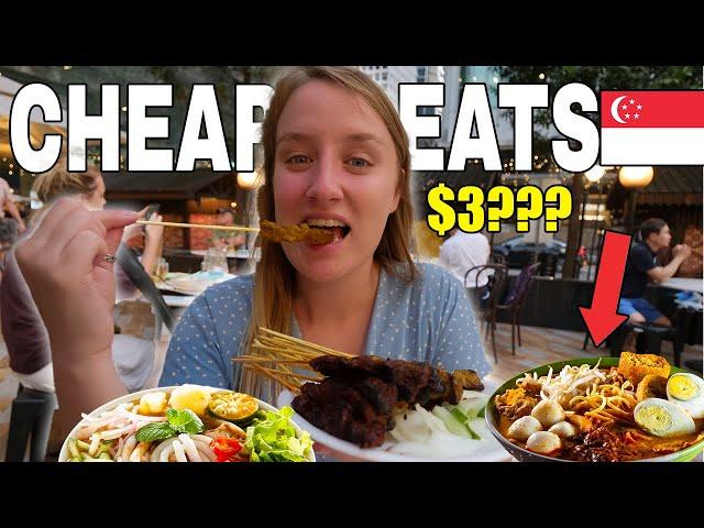 ONLY EATING AT HAWKER CENTRE'S | IS SINGAPORE CHEAP?