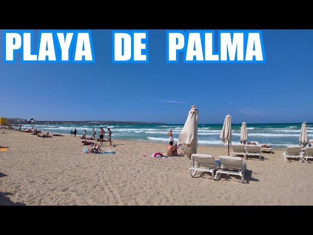 Playa de Palma Mallorca  Walking tour ️ 4K HDR