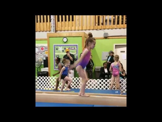 7 year old level 4 gymnast Liza