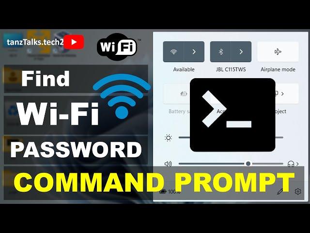How to Find WiFi Password on Windows Computer using Command Prompt