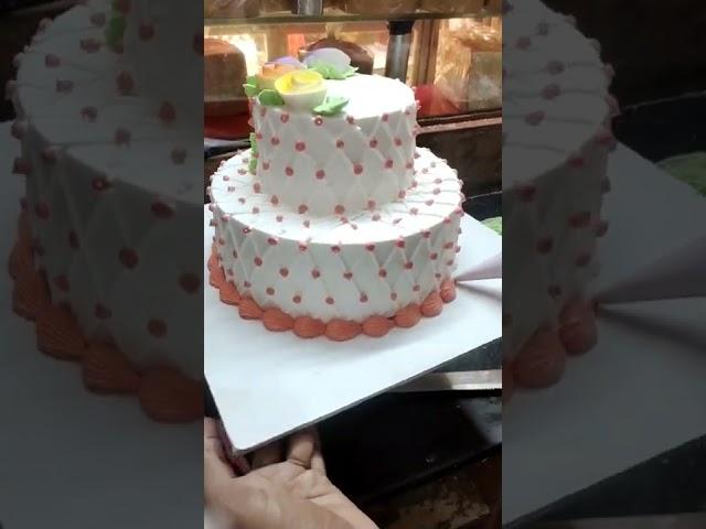step cake tow step cake Rose  part 3