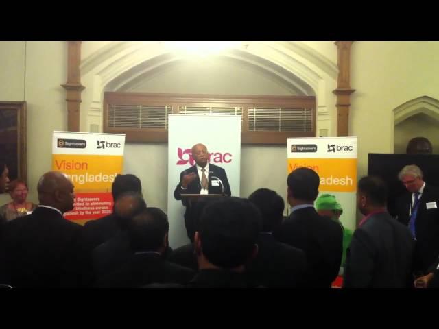 Dr Mahabub Hossein speech at UK Pledge Event