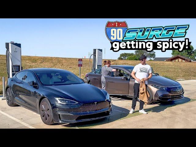 The I-90 Surge Continues! Racing EVs Across USA: Leaders Pull Ahead Pt. 3/4