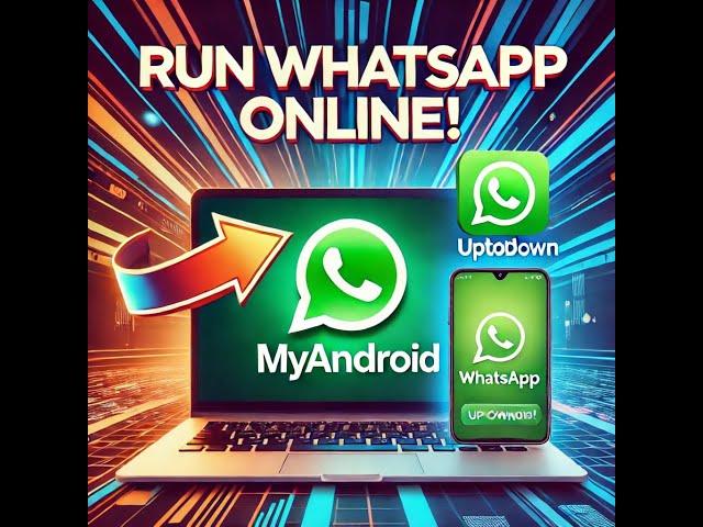 How to Run WhatsApp Online Using MyAndroid & Uptodown | Easy Emulator Guide