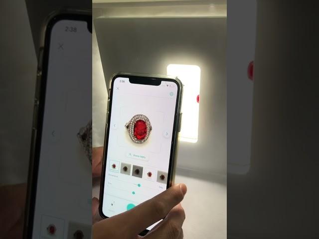 珠宝展上的多功能 珠宝摄影灯箱