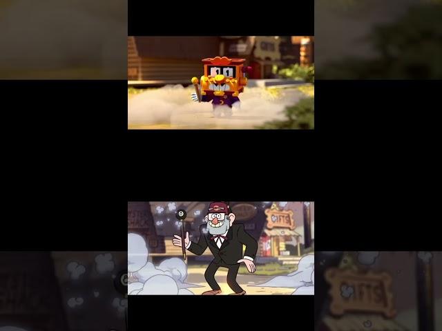 Gravity Falls Intro Brawlstars vs Normal #brawlstars #intro #gravityfalls