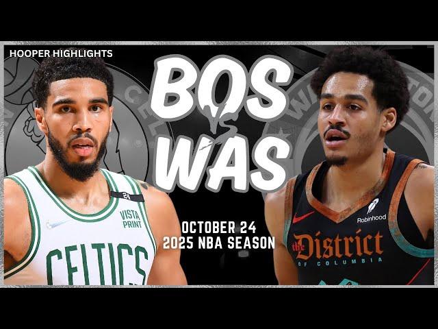 Boston Celtics vs Washington Wizards Full Game Highlights | Oct 24 | 2025 NBA Season