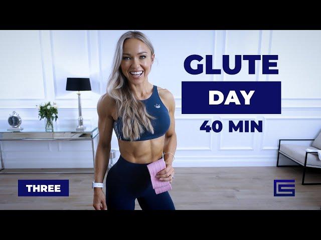 40 MINUTE GLUTE WORKOUT - Dumbbell + Band | Complex Series - Day 3