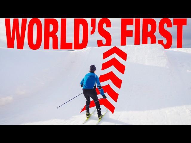 WORLD'S FIRST Double Cork on XC Skis