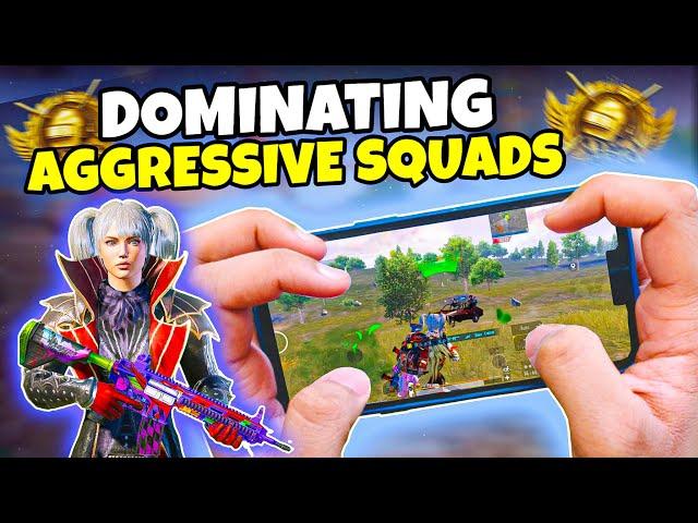 Dominating AGGRESSIVE SQUAD's | 1v4 Clutch Gameplay | Bixi Op Best Clutches | BGMI / PUBG Mobile