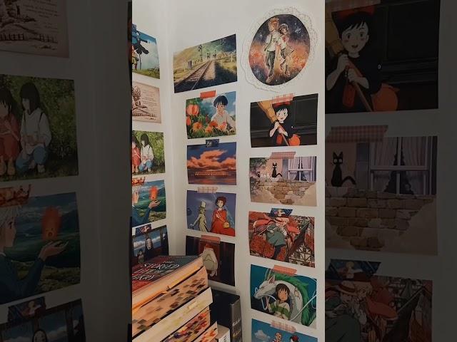 Decorating my wall with Studio Ghibli Prints 
