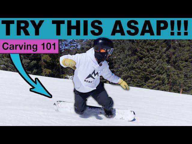 10 Best Carving Tips & Drills for EVERY SNOWBOARDER | Beginner to Advanced