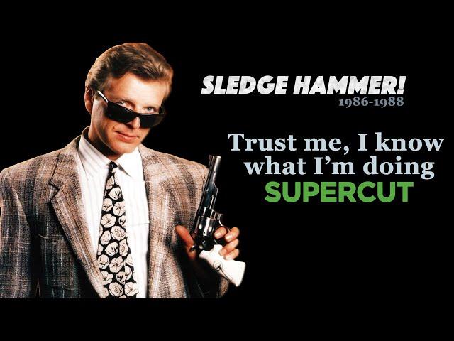 SUPERCUT Every time they say "Trust me, I know what I'm doing" in Sledge Hammer! (1986-1988)