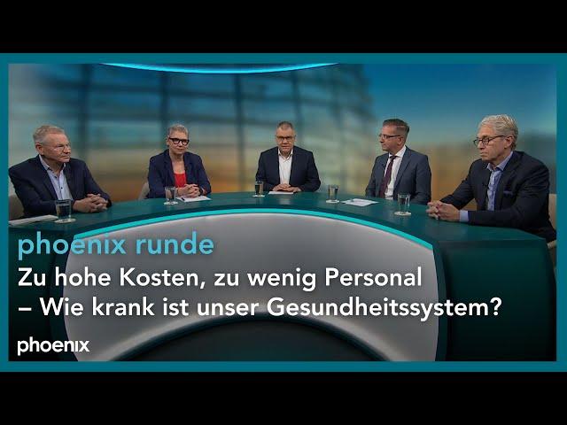 phoenix runde: Zu hohe Kosten, zu wenig Personal - Wie krank ist unser Gesundheitssystem?