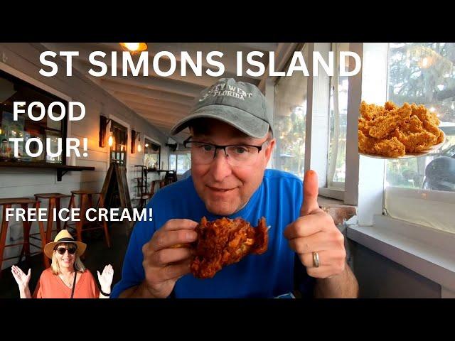 St Simons Island's BEST RESTAURANTS! Porch, Palm Coast, Iguana's, Mullet Bay & MORE!