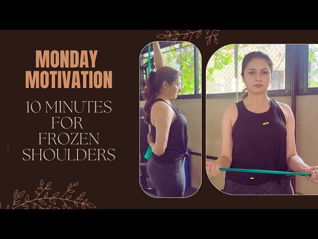 Monday Motivation: Frozen Shoulders #bhagyashree #exercise #workout #mondaymotivation